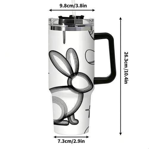 40oz Jesus Resurrection insulated car tumbler, fits most cup holders,  Meaningful Christian Easter gift for family, friends & daily faith use.